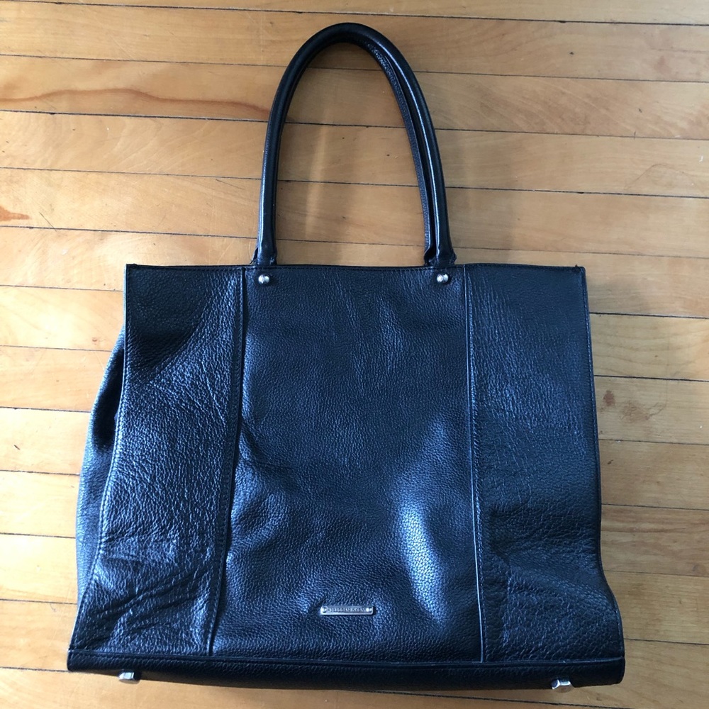 Rebecca Minkoff black leather handbag